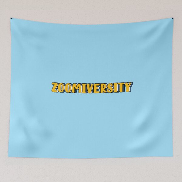 Item preview, Yellow and Blue Aesthetic Zoomiversity designed and sold by EuropaPrints.
