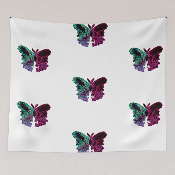 Item preview, Glowing Skull Butterfly designed and sold by LadyMayDesigns9.