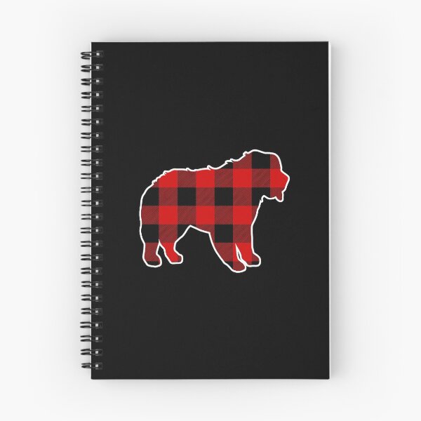 Item preview, Saint Bernard Red Buffalo Checkered Plaid Lumberjack   designed and sold by Guarddogdrive.