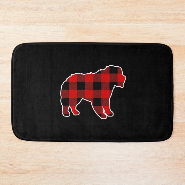 Item preview, Saint Bernard Red Buffalo Checkered Plaid Lumberjack   designed and sold by Guarddogdrive.