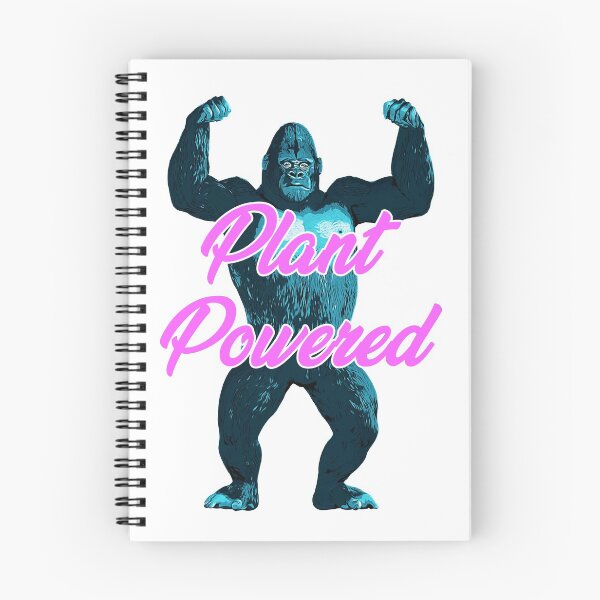 Item preview, Plant Powered Gorilla Vegan muscle Pink designed and sold by PeterADesign.