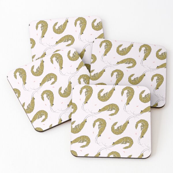 Item preview, Prawn Shellfish lobster Shrimp pattern  designed and sold by Milatoo.