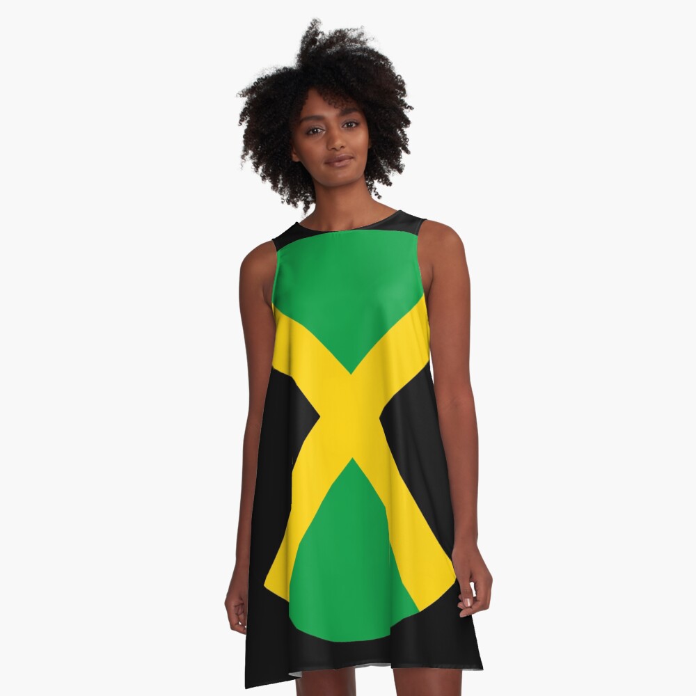 Jamaican Pride 0307 A-Line Dress