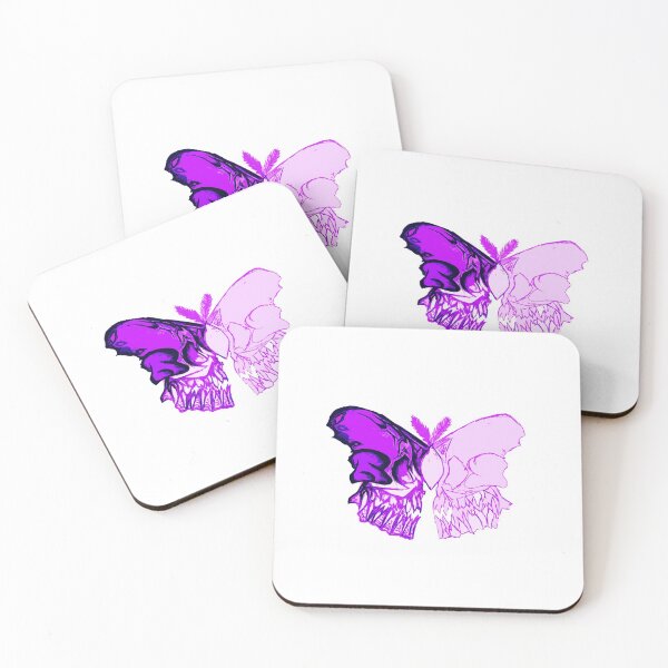 Item preview, Purple Butterfly Skull designed and sold by LadyMayDesigns9.