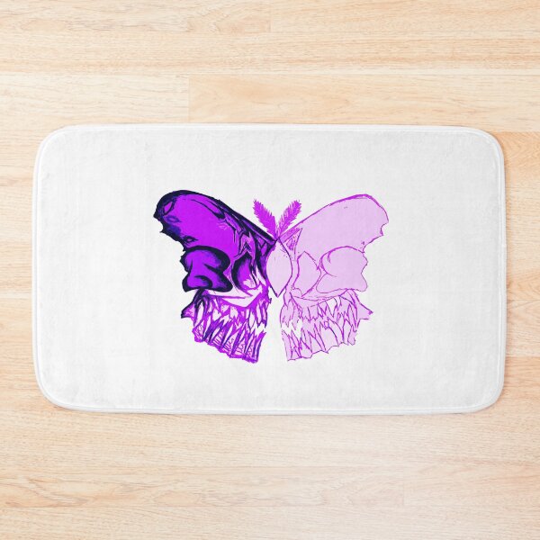 Item preview, Purple Butterfly Skull designed and sold by LadyMayDesigns9.