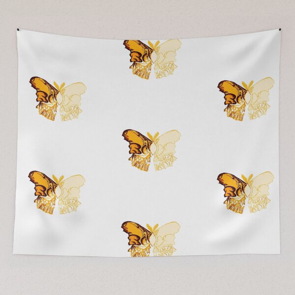 Item preview, Burnt Butterfly Skull designed and sold by LadyMayDesigns9.