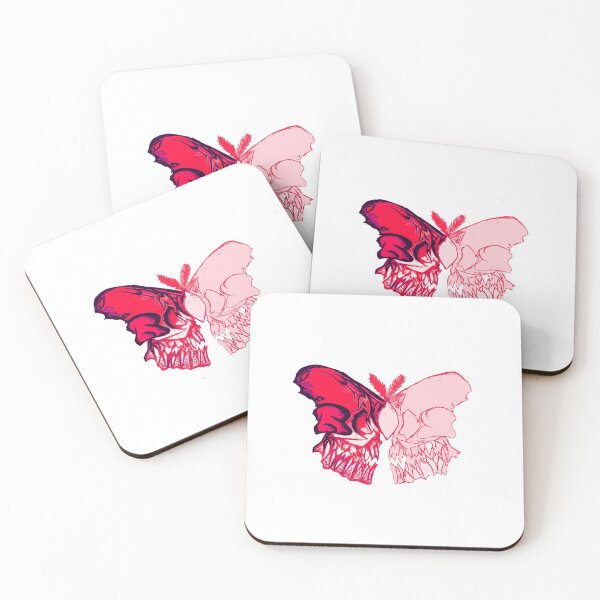 Item preview, Red Butterfly Skull designed and sold by LadyMayDesigns9.