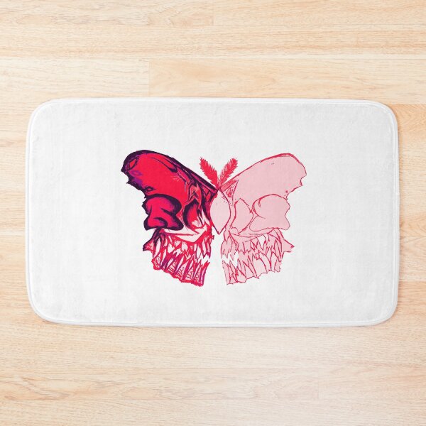 Item preview, Red Butterfly Skull designed and sold by LadyMayDesigns9.