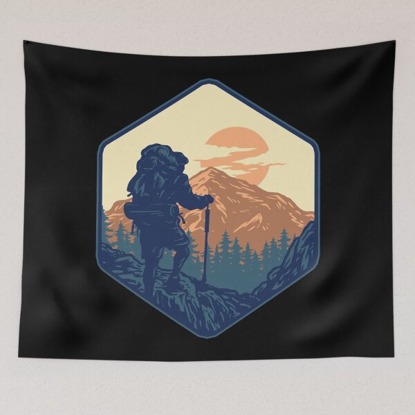 Item preview, Hiking Adventure designed and sold by Vector Scout Lab.