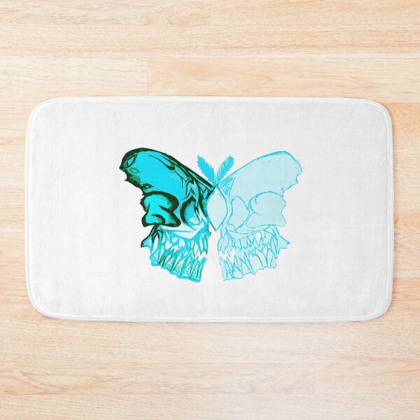 Item preview, Blue Butterfly Skull designed and sold by LadyMayDesigns9.
