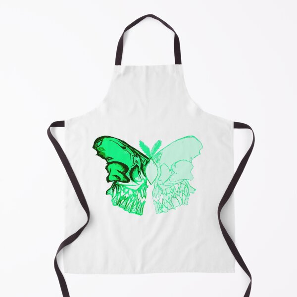 Item preview, Green Butterfly Skull designed and sold by LadyMayDesigns9.