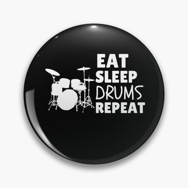 Item preview, Eat Sleep Drums Repeat designed and sold by TeePartyHost.