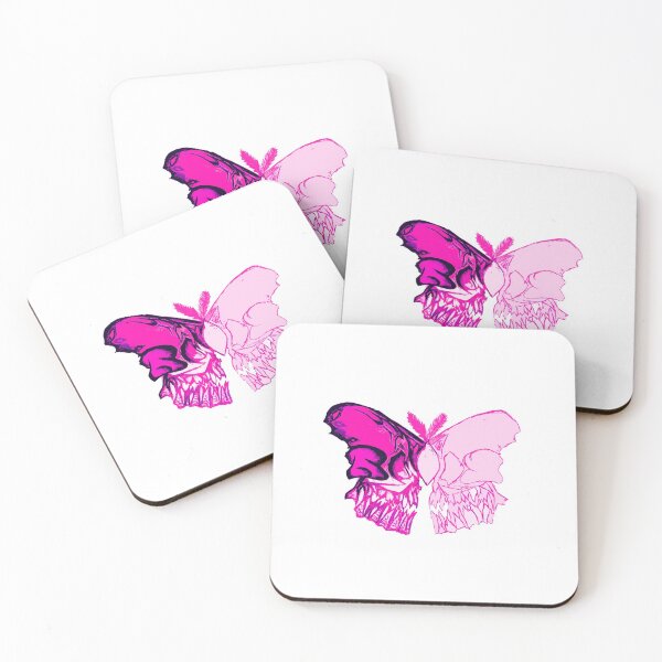 Item preview, Pink Butterfly Skull designed and sold by LadyMayDesigns9.