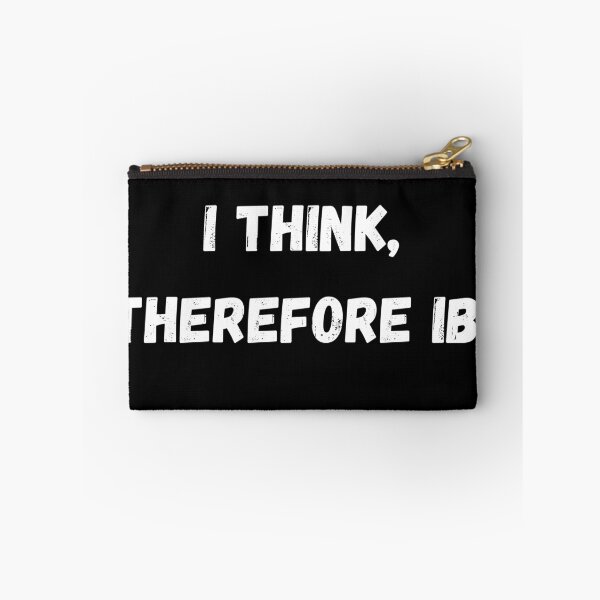 Item preview, I think, therefore IB designed and sold by coffeetea2020.