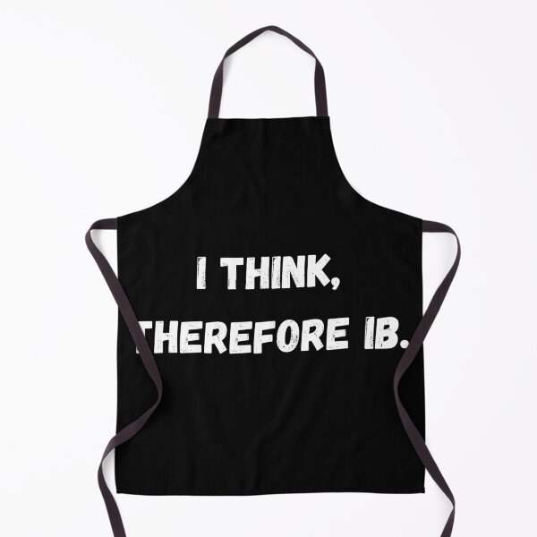 Item preview, I think, therefore IB designed and sold by coffeetea2020.