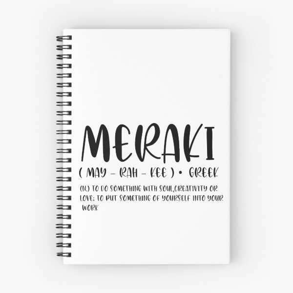 Item preview, m e r a k i - aesthetic word design designed and sold by TiaRochelle.