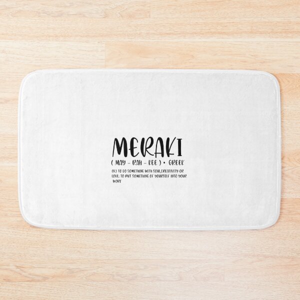 Item preview, m e r a k i - aesthetic word design designed and sold by TiaRochelle.