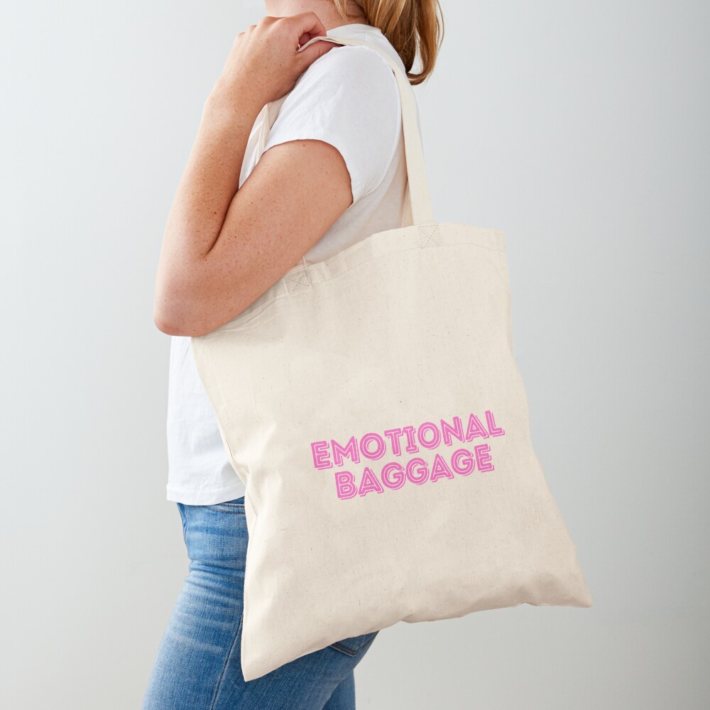 The creme shop emotional baggage pink tote buy bag