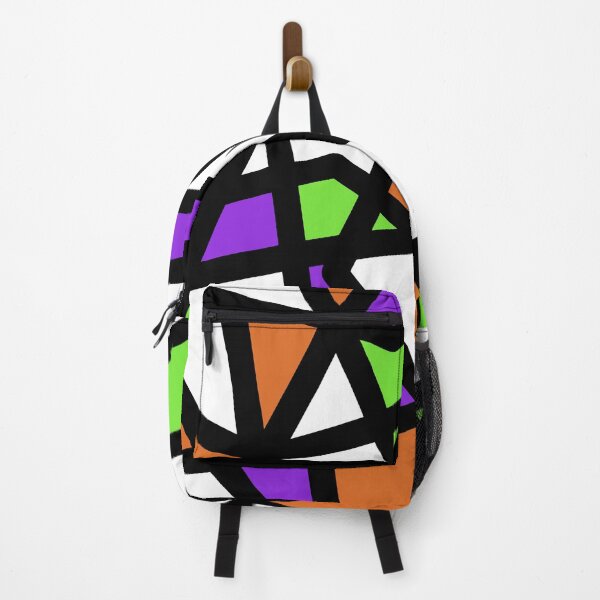 Item preview, Halloween Colors Geometric Lines & Shapes designed and sold by Whoopsidoodle.