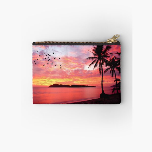 Item preview, Pink Purple and Blue Summer Sunset Beach View designed and sold by CheraeLynn.