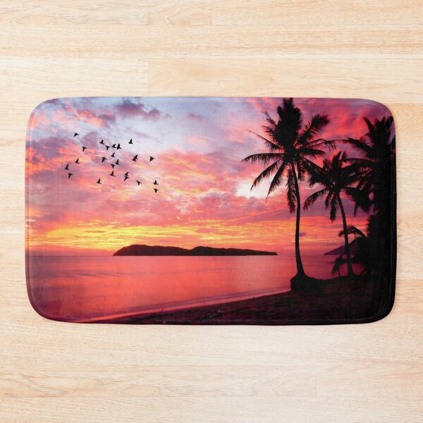 Item preview, Pink Purple and Blue Summer Sunset Beach View designed and sold by CheraeLynn.