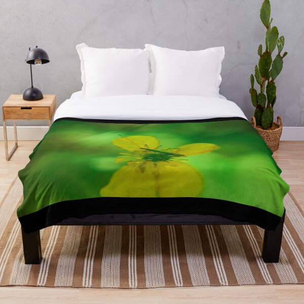 Item preview, Green Walking Stick Bug on Yellow Daisy Petal designed and sold by Robert Link.