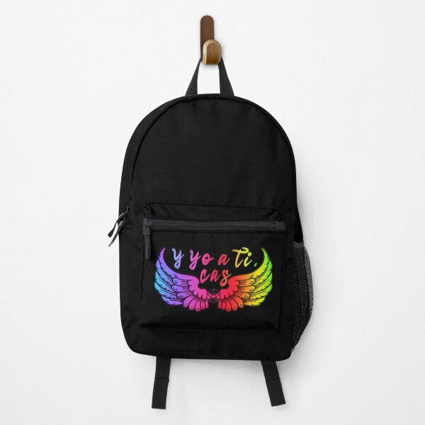 Item preview, Destiel DeanCas Spanish Wings "y yo a ti" (Rainbow Version) designed and sold by MinaMonsterMash.