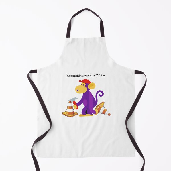 Item preview, Something Went Wrong Purple Error Monkey designed and sold by yeknow.