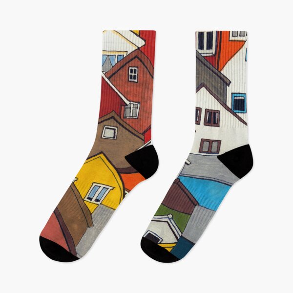 Item preview, Colourful Houses designed and sold by ErinNicholls.