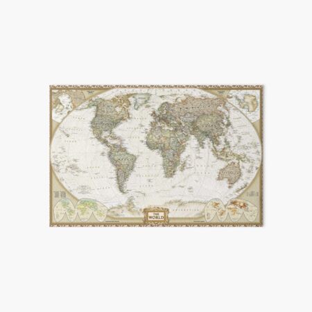 Item preview, Vintage Map Of The World | World Vintage Map | Vintage World Map| Vintage World designed and sold by benayache.