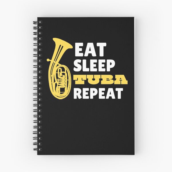 Item preview, Eat Sleep Tuba Repeat designed and sold by TeePartyHost.