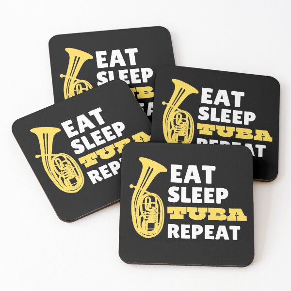 Item preview, Eat Sleep Tuba Repeat designed and sold by TeePartyHost.
