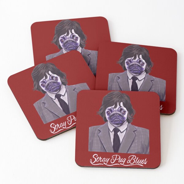 Item preview, Stray Pug Blues, a Rolling Pugs production.  designed and sold by Scott C. L. Hollingsworth.