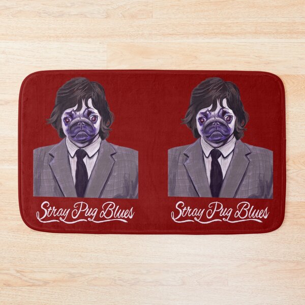 Item preview, Stray Pug Blues, a Rolling Pugs production.  designed and sold by Scott C. L. Hollingsworth.