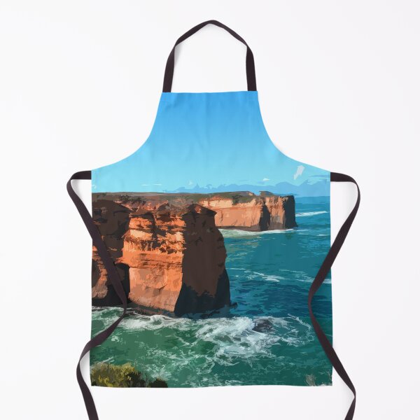 Item preview, Great Ocean Road Melbourne Australia Vintage Travel Art designed and sold by BleeArtwork.