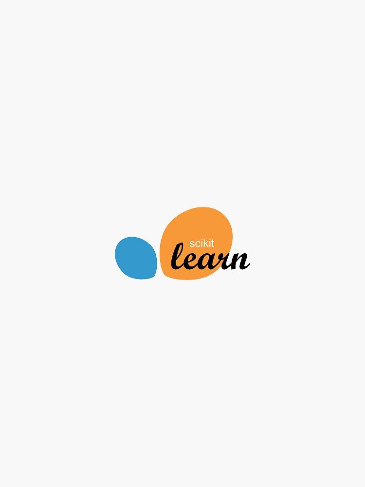 "scikit learn logo " Sticker for Sale by themrmax | Redbubble