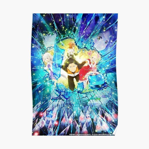 Re Zero Season 2 Part 2 Poster By Demoralizedjam Redbubble