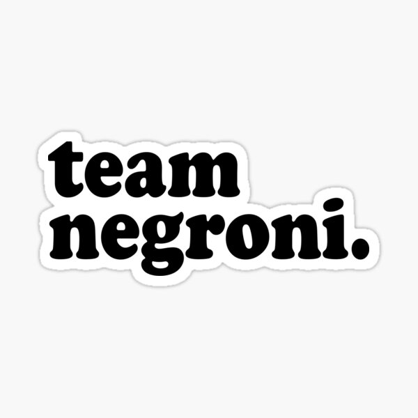 Team Negroni Sticker