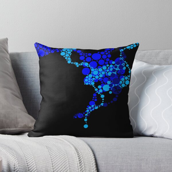 Blue Dreams Throw Pillow