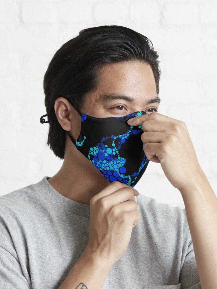 Alternate view of Blue Dreams Mask