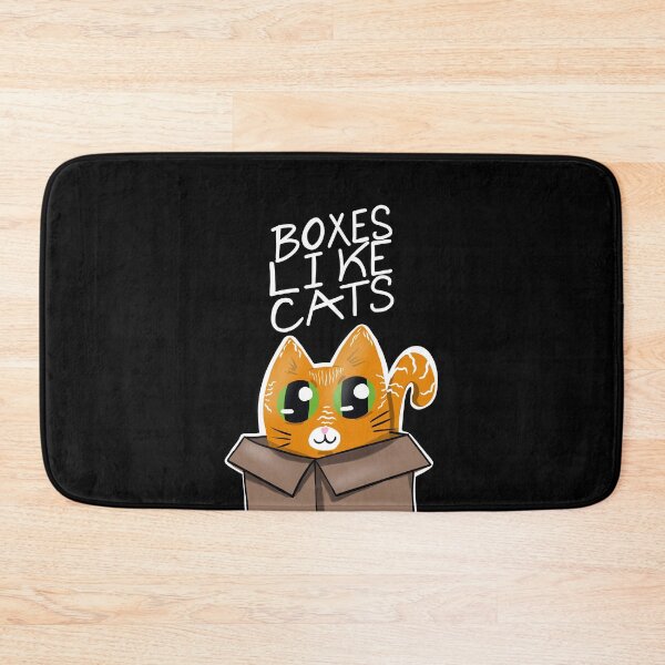 Item preview, Boxes like cats - funny cat design -white  designed and sold by JulesGraphics.