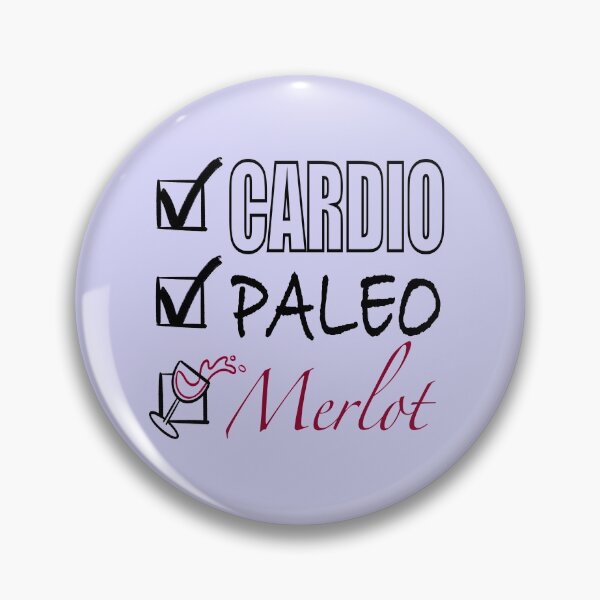 Item preview, Cardio Paleo Merlot Black and Red designed and sold by Sufferingsoup.