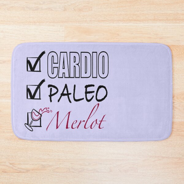 Item preview, Cardio Paleo Merlot Black and Red designed and sold by Sufferingsoup.