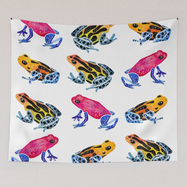 Item preview, Watercolor Rainbow Poison Dart Frogs - Tropical designed and sold by monitdesign.