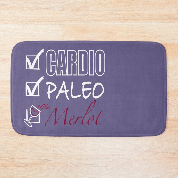 Item preview, Cardio Paleo Merlot White and Red designed and sold by Sufferingsoup.