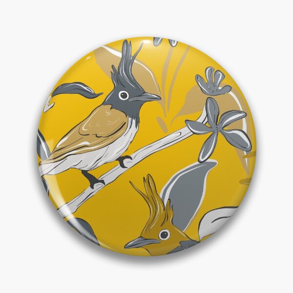 Item preview, Birds on plants, wild parrot  cute print designed and sold by Milatoo.
