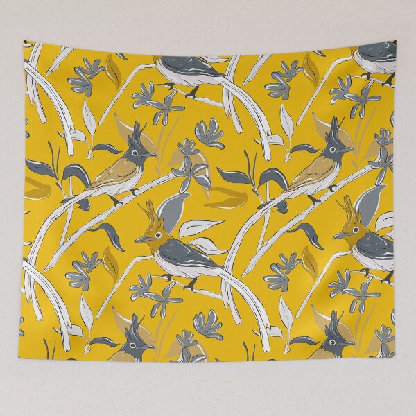 Item preview, Birds on plants, wild parrot  cute print designed and sold by Milatoo.