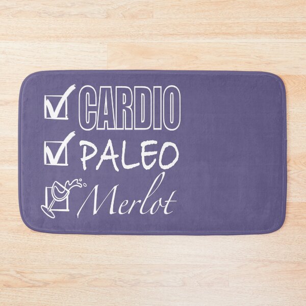 Item preview, Cardio Paleo Merlot White designed and sold by Sufferingsoup.