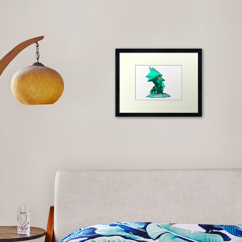 Vista previa del artículo con la obra «Lámina enmarcada», diseñado y vendido por WitheredUK.
