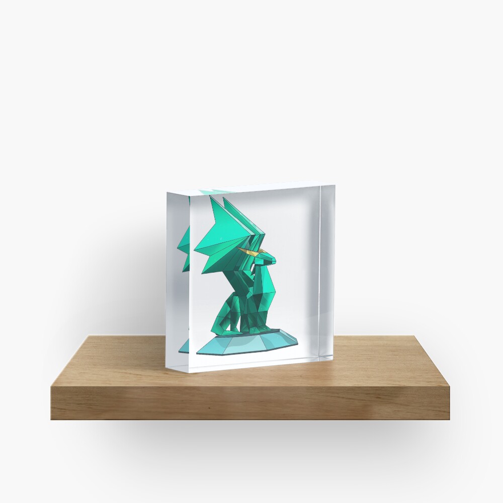 Vista previa del artículo con la obra «Bloque acrílico», diseñado y vendido por WitheredUK.